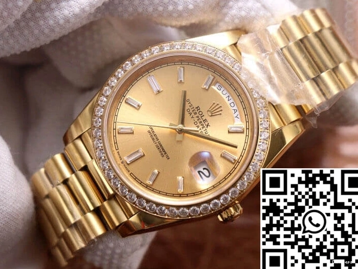 18ct Gold M228348RBR-0002 Factory Rolex 989 EW Date Day Effortless 0714